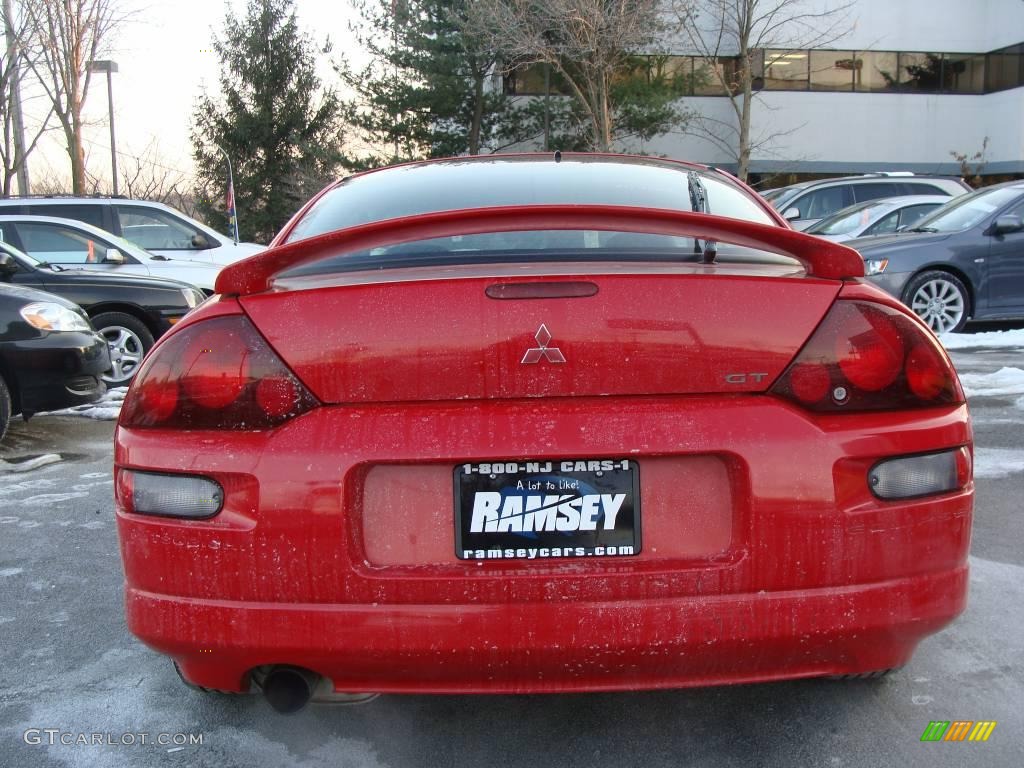 2001 Eclipse GT Coupe - Saronno Red / Black photo #5