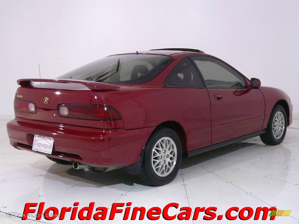 1998 Integra LS Coupe - Milano Red / Ebony photo #2