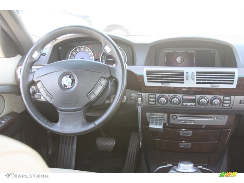 2006 7 Series 750i Sedan - Alpine White / Black/Cream Beige photo #38