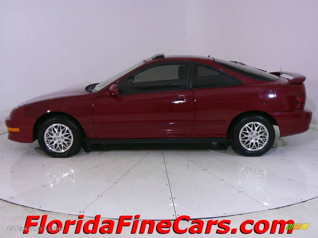 1998 Integra LS Coupe - Milano Red / Ebony photo #3
