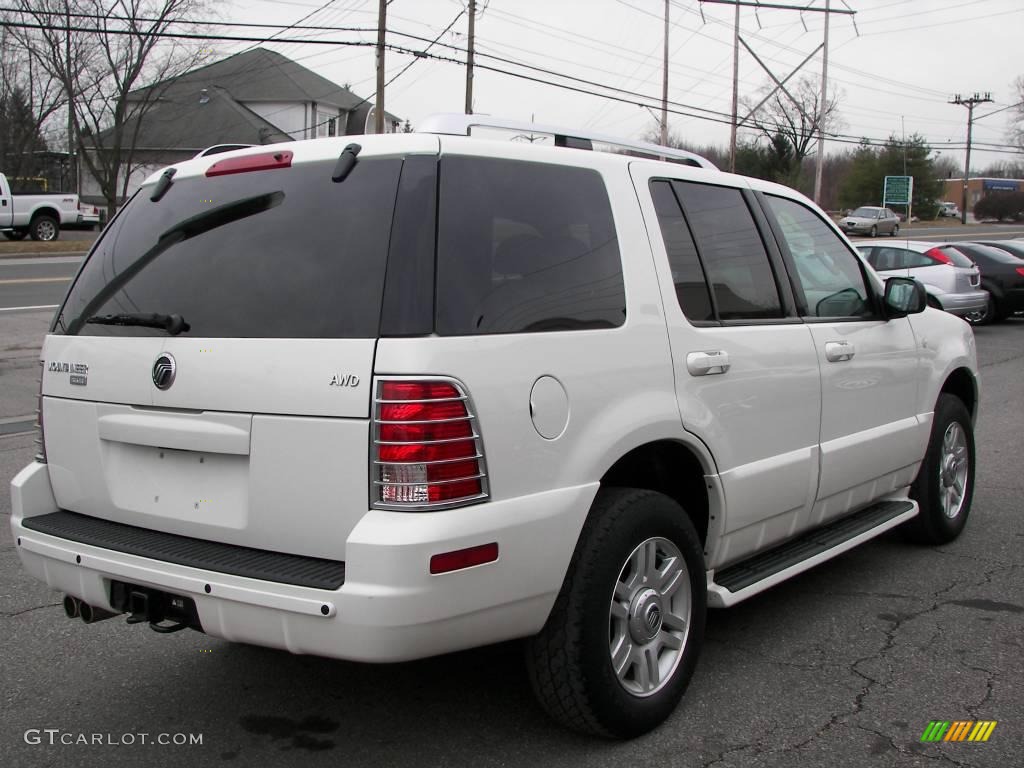 2003 Mountaineer Premier AWD - Ceramic White Tri-Coat / Medium Dark Parchment photo #3