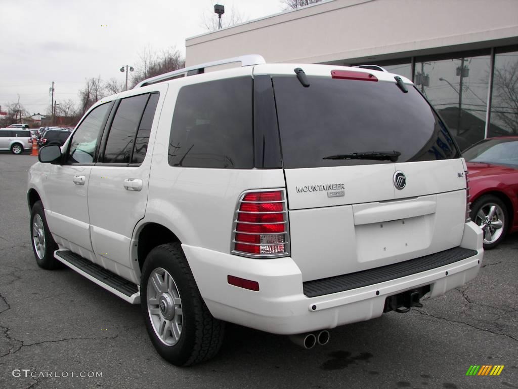 2003 Mountaineer Premier AWD - Ceramic White Tri-Coat / Medium Dark Parchment photo #4