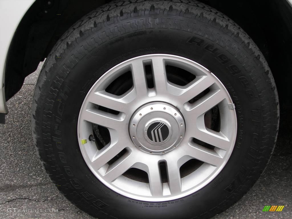 2003 Mountaineer Premier AWD - Ceramic White Tri-Coat / Medium Dark Parchment photo #9