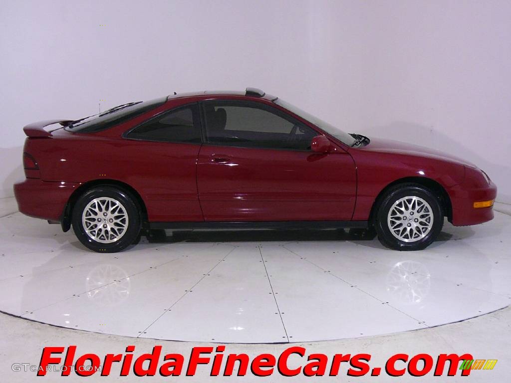 1998 Integra LS Coupe - Milano Red / Ebony photo #4