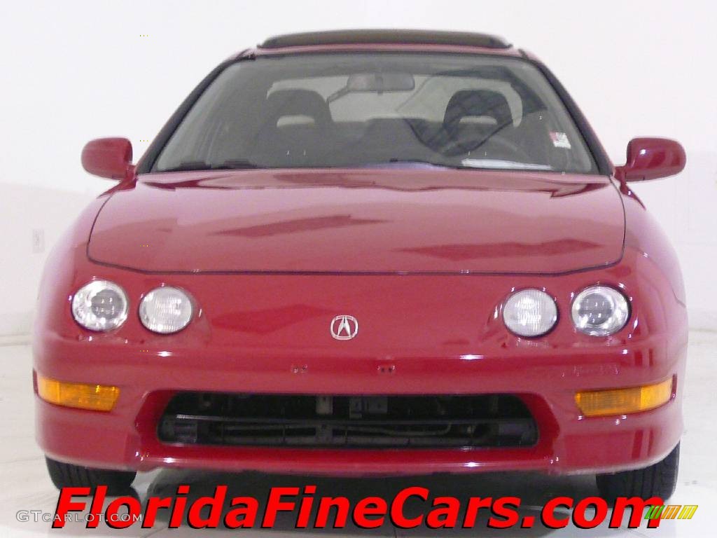 1998 Integra LS Coupe - Milano Red / Ebony photo #5