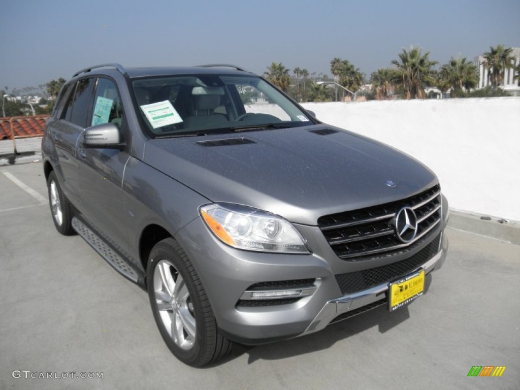 2012 ML 350 4Matic - Palladium Silver Metallic / Grey photo #1