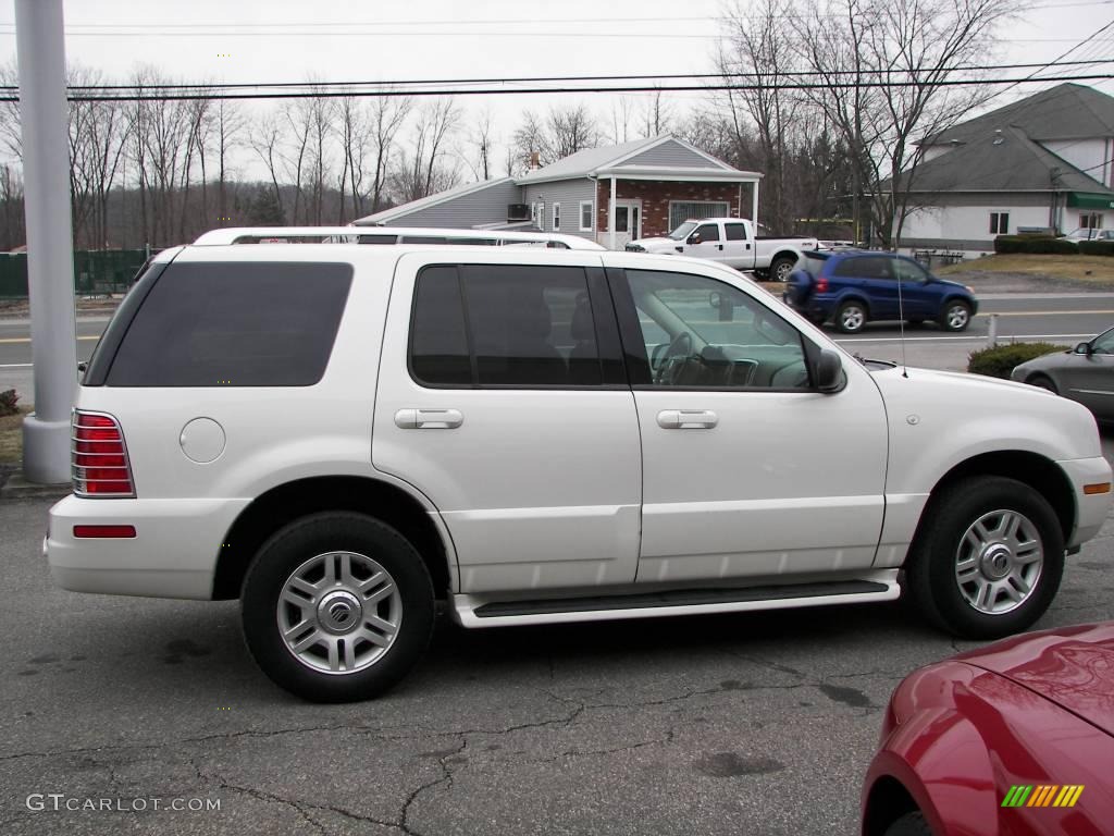 2003 Mountaineer Premier AWD - Ceramic White Tri-Coat / Medium Dark Parchment photo #21