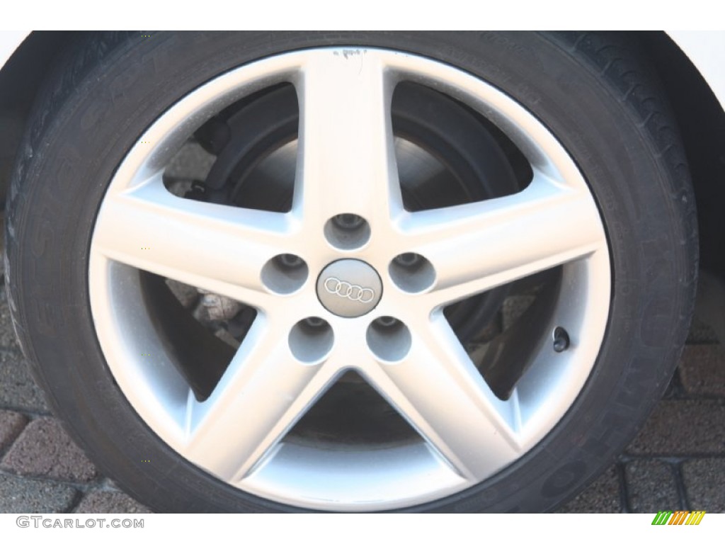 2003 A4 1.8T Sedan - Polar White / Ebony photo #8