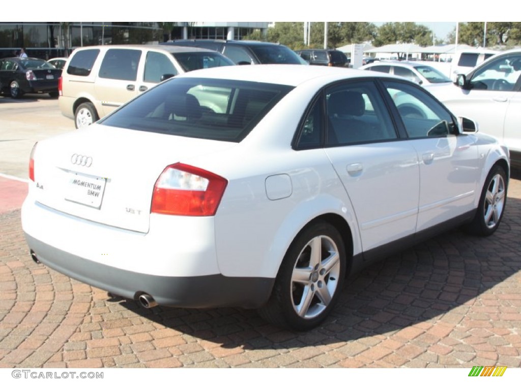 2003 A4 1.8T Sedan - Polar White / Ebony photo #10