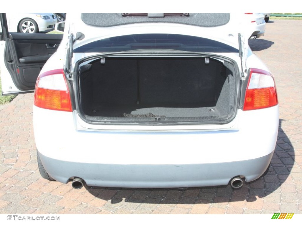 2003 A4 1.8T Sedan - Polar White / Ebony photo #32
