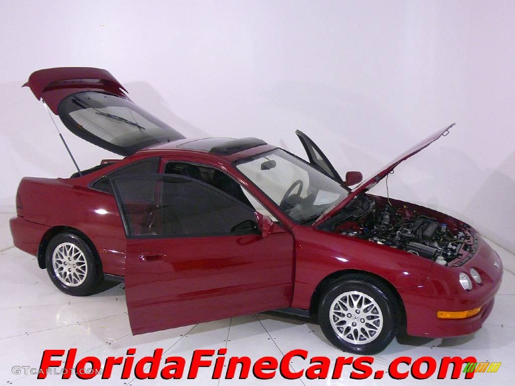 1998 Integra LS Coupe - Milano Red / Ebony photo #7