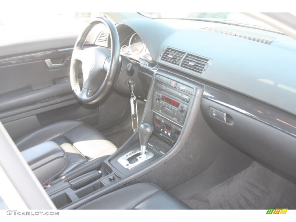 2003 A4 1.8T Sedan - Polar White / Ebony photo #35