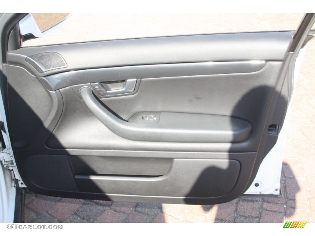 2003 A4 1.8T Sedan - Polar White / Ebony photo #37