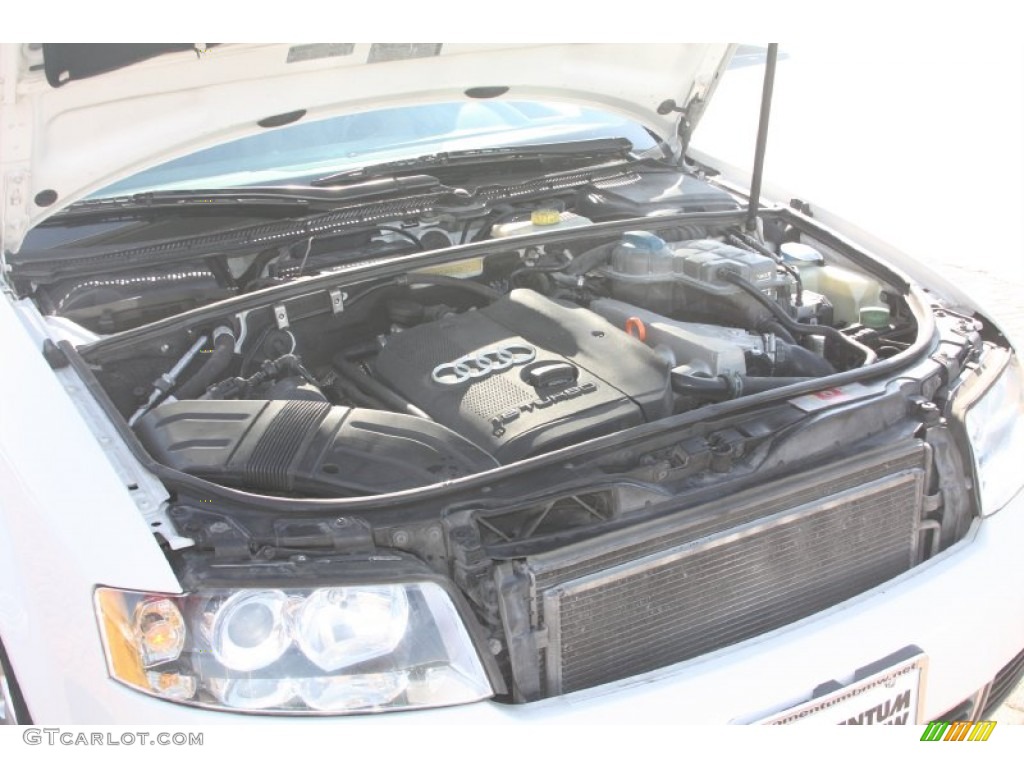2003 A4 1.8T Sedan - Polar White / Ebony photo #39