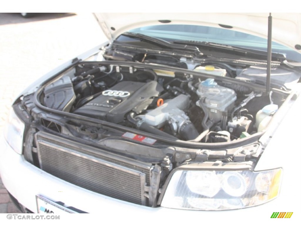2003 A4 1.8T Sedan - Polar White / Ebony photo #40