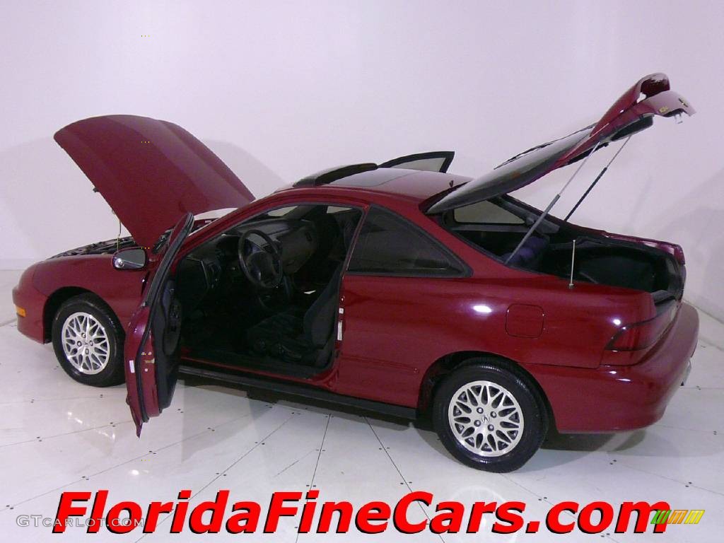 1998 Integra LS Coupe - Milano Red / Ebony photo #8