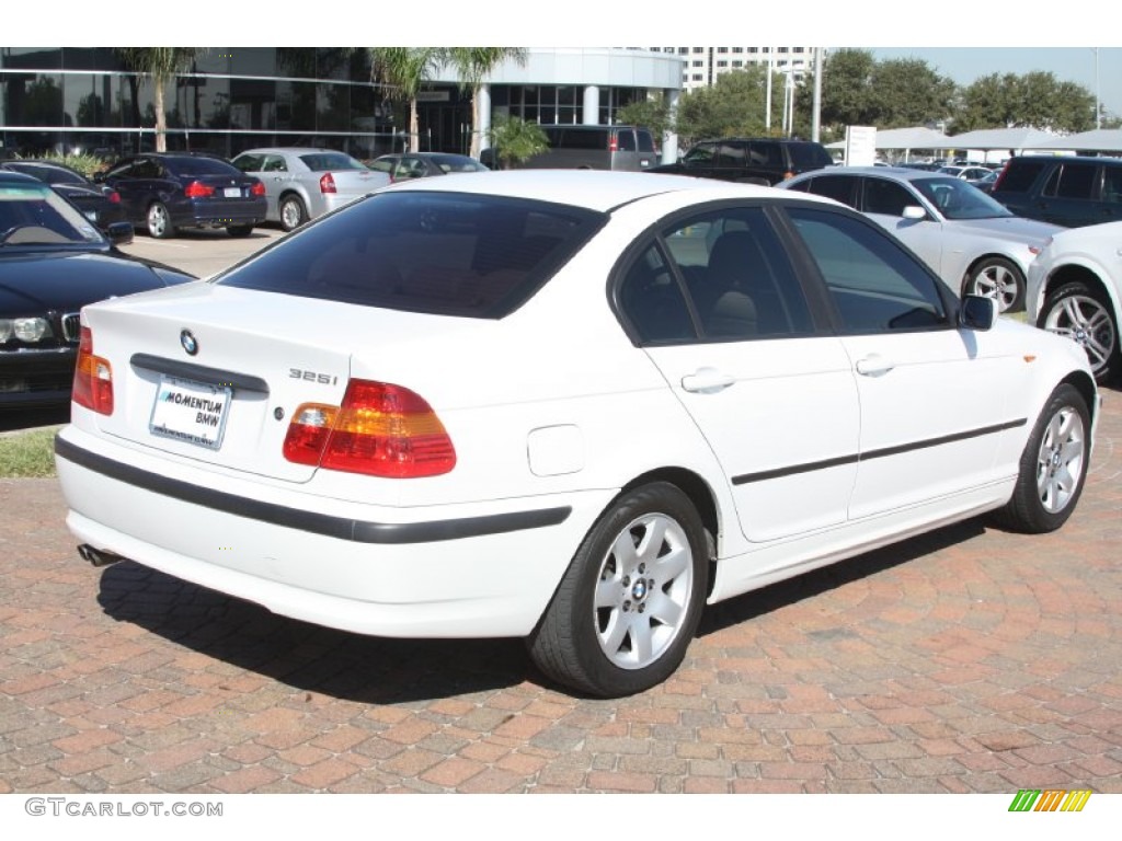 2003 3 Series 325i Sedan - Alpine White / Sand photo #10