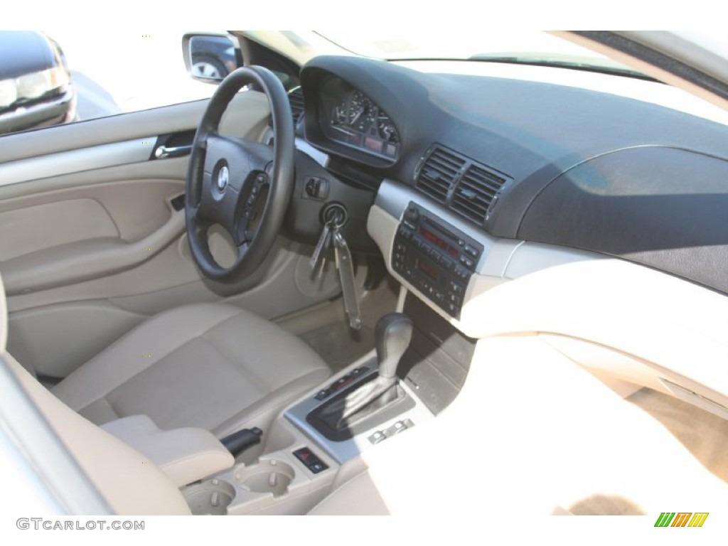 2003 3 Series 325i Sedan - Alpine White / Sand photo #38