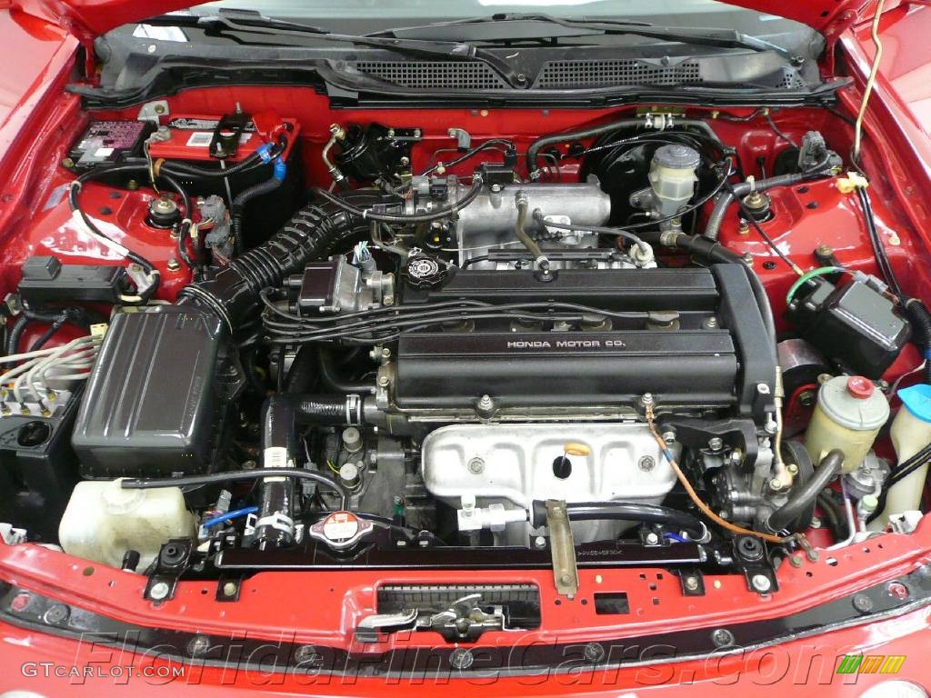 1998 Integra LS Coupe - Milano Red / Ebony photo #9