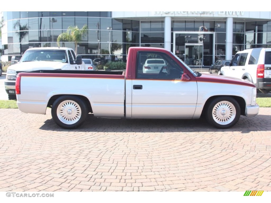1991 C/K C1500 Regular Cab - Red Metallic / Red photo #3