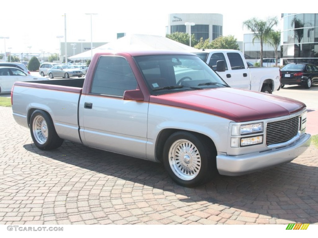 1991 C/K C1500 Regular Cab - Red Metallic / Red photo #4