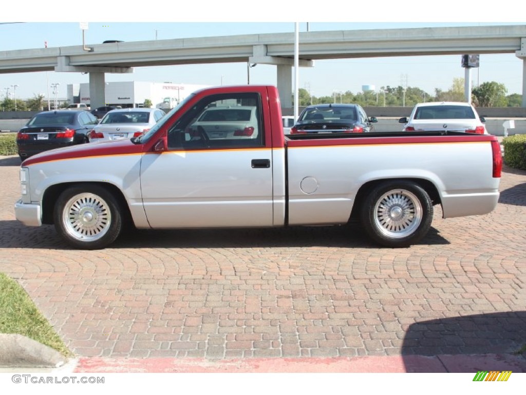 1991 C/K C1500 Regular Cab - Red Metallic / Red photo #13