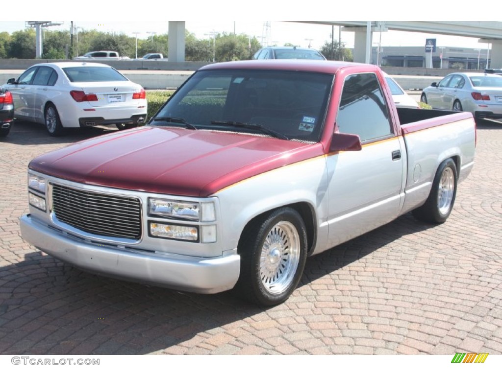 1991 C/K C1500 Regular Cab - Red Metallic / Red photo #14