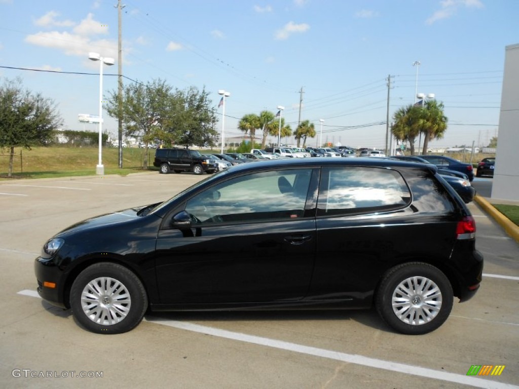 Black 2012 Volkswagen Golf 2 Door Exterior Photo #55920393