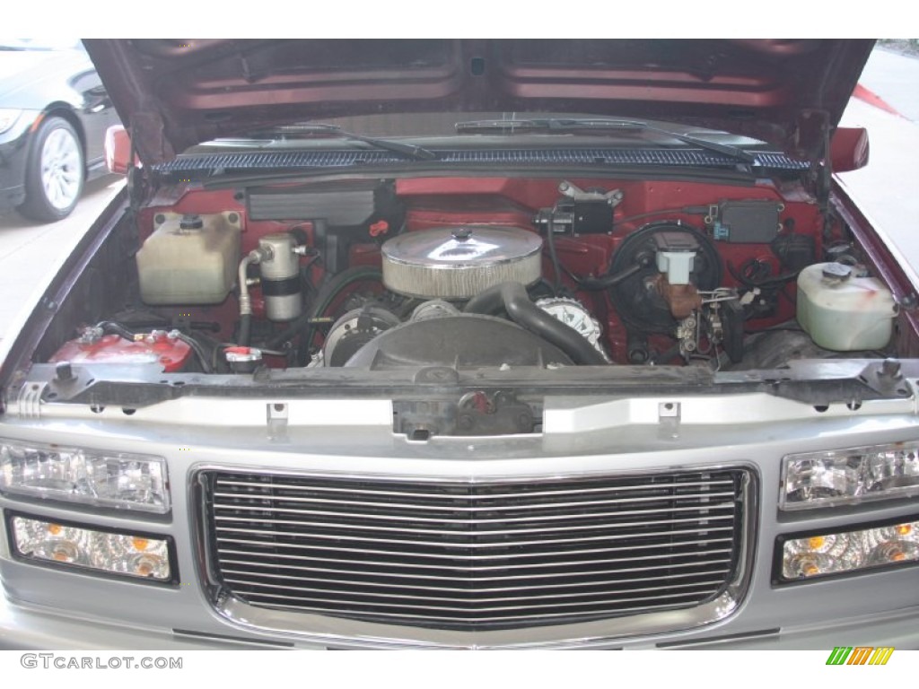 1991 C/K C1500 Regular Cab - Red Metallic / Red photo #36