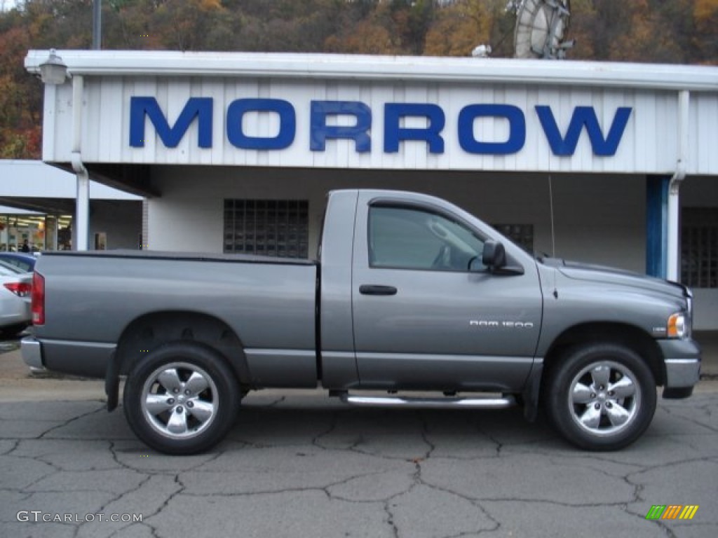 2005 Ram 1500 SLT Regular Cab 4x4 - Mineral Gray Metallic / Dark Slate Gray photo #1