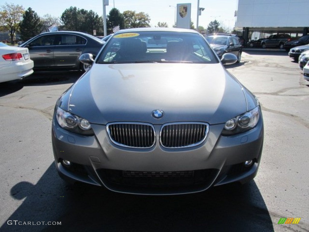 2009 3 Series 335i Convertible - Space Grey Metallic / Black photo #8