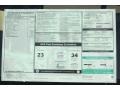 2012 BMW 5 Series 528i Sedan Window Sticker