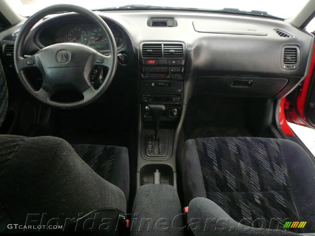 1998 Integra LS Coupe - Milano Red / Ebony photo #15