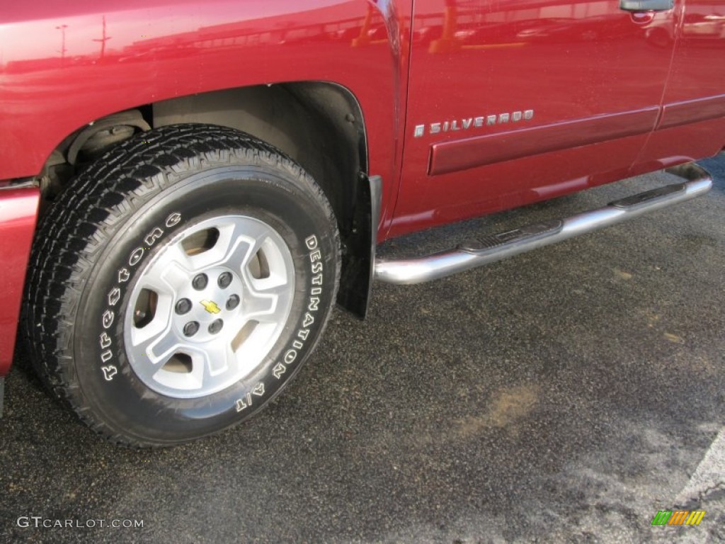 2008 Silverado 1500 LT Extended Cab 4x4 - Deep Ruby Metallic / Ebony photo #5