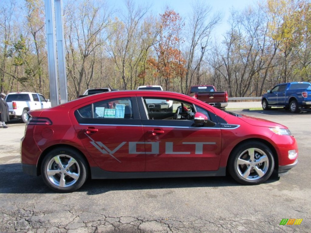 Crystal Red Tintcoat 2012 Chevrolet Volt Hatchback Exterior Photo #55924116