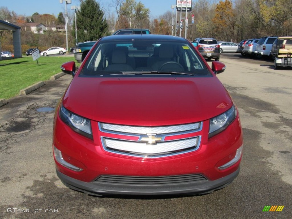Crystal Red Tintcoat 2012 Chevrolet Volt Hatchback Exterior Photo #55924134