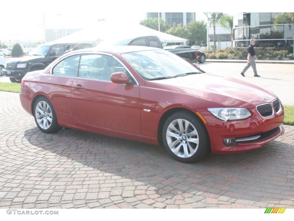 2011 3 Series 328i Convertible - Crimson Red / Cream Beige photo #5