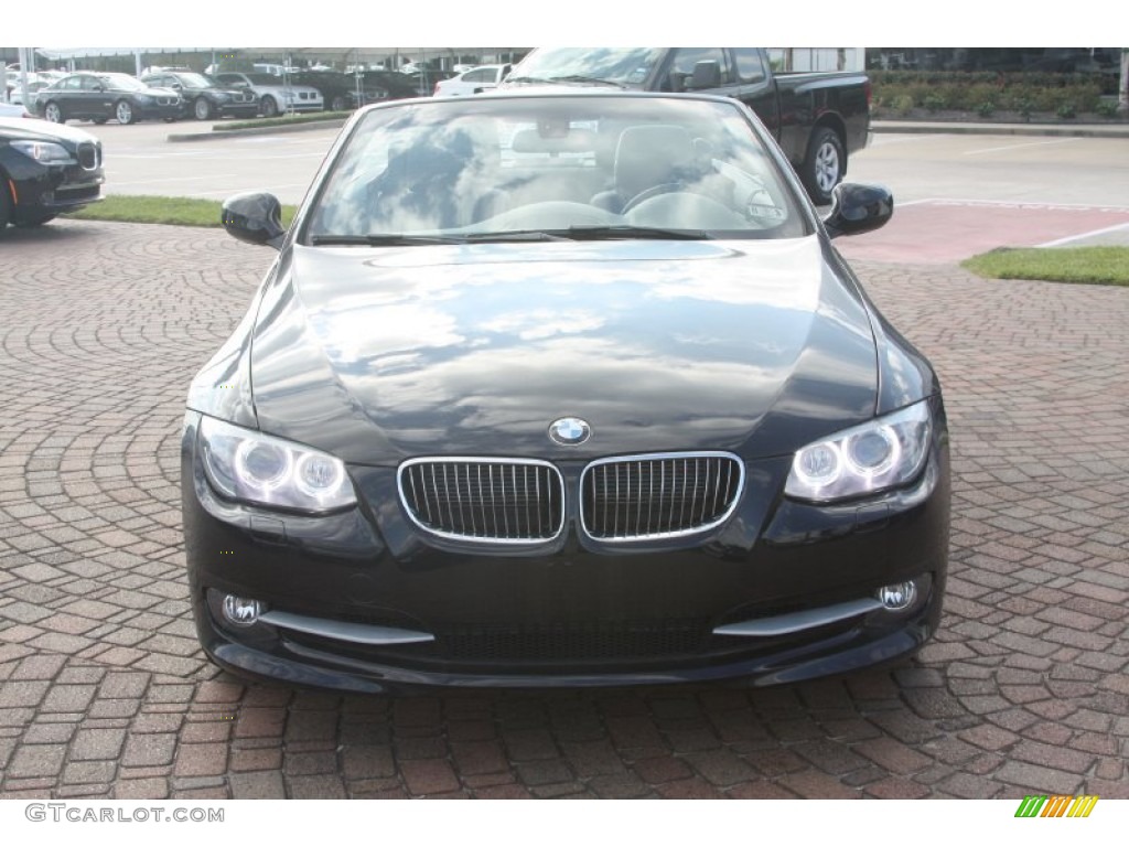 2011 3 Series 328i Convertible - Jet Black / Black photo #2