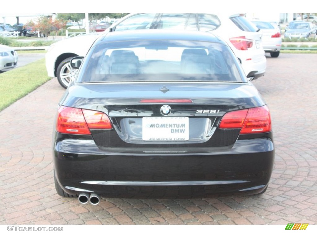 2011 3 Series 328i Convertible - Jet Black / Black photo #8
