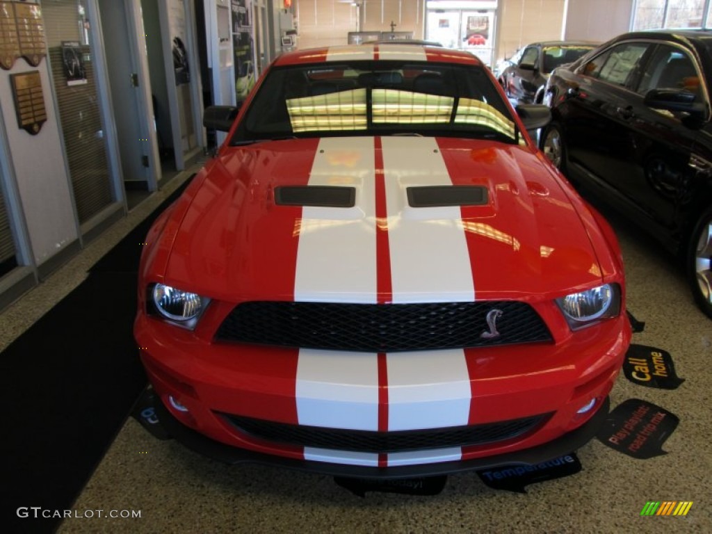 2007 Mustang Shelby GT500 Coupe - Torch Red / Black Leather photo #2