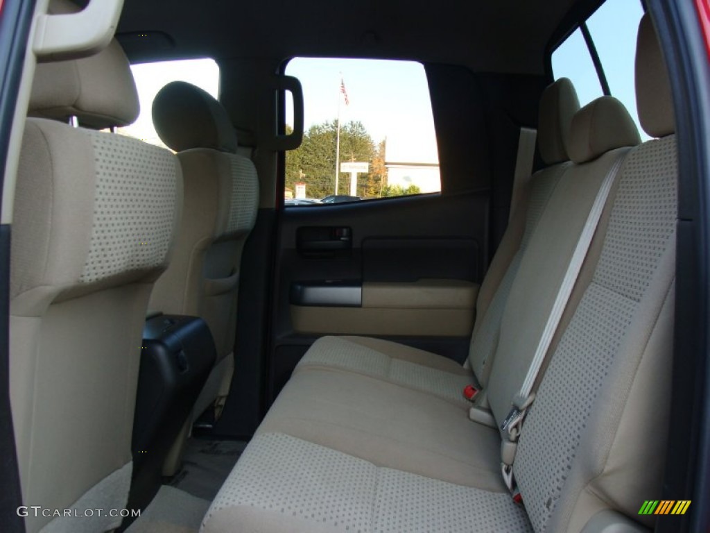 2010 Tundra TRD Double Cab 4x4 - Radiant Red / Sand Beige photo #8