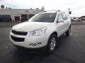 2012 White Diamond Tricoat Chevrolet Traverse LT  photo #1