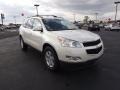 2012 White Diamond Tricoat Chevrolet Traverse LT  photo #3