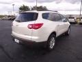 2012 White Diamond Tricoat Chevrolet Traverse LT  photo #5