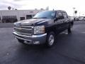 2012 Black Chevrolet Silverado 1500 LT Crew Cab 4x4  photo #1