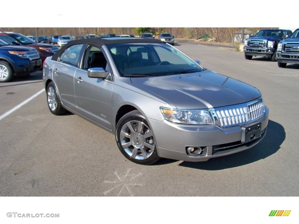 2008 MKZ AWD Sedan - Vapor Silver Metallic / Dark Charcoal photo #3
