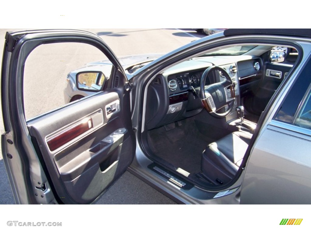 2008 MKZ AWD Sedan - Vapor Silver Metallic / Dark Charcoal photo #11