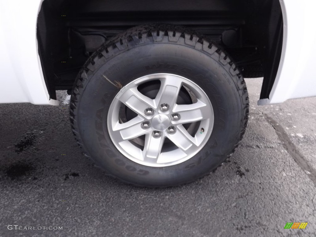 2012 Sierra 1500 SLE Crew Cab 4x4 - Summit White / Very Dark Cashmere/Light Cashmere photo #16