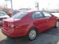 2008 Salsa Red Volkswagen Jetta S Sedan  photo #16