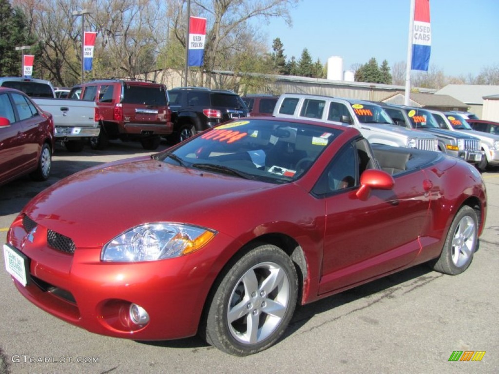 2008 Eclipse Spyder GS - Rave Red / Dark Charcoal photo #1